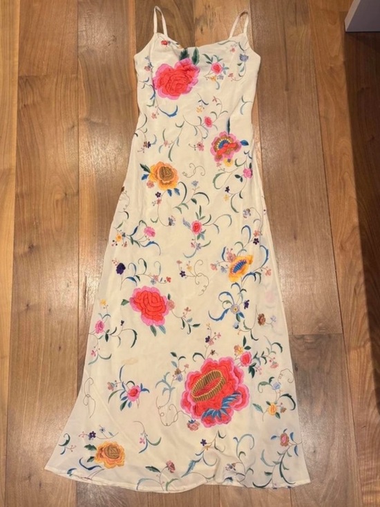 Sue Wong Dresses & Skirts - Sue Wong vintage rare long dress Floral Embroidery 6